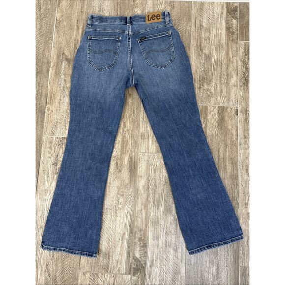 Lee Modern Series Bootcut Curvy 8 Short Boot Cut Mid Rise Denim - Picture 2 of 13